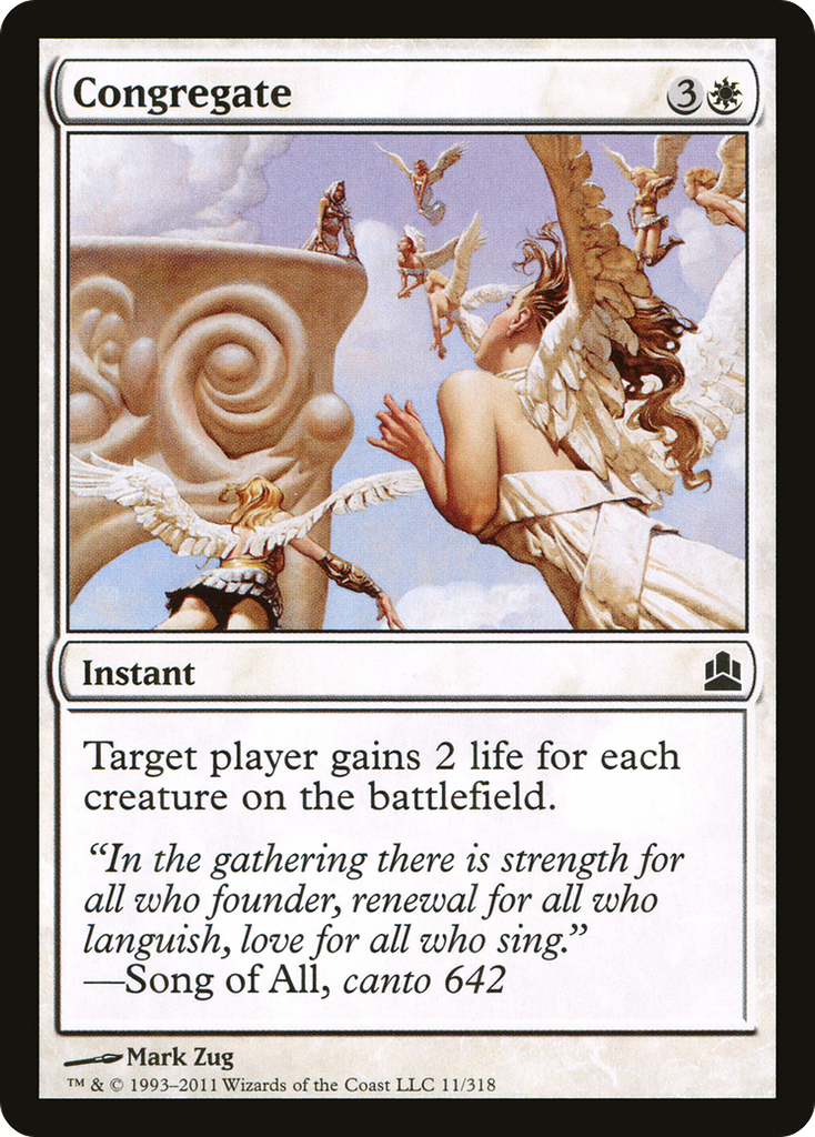 Magic: The Gathering - Congregate - Commander 2011