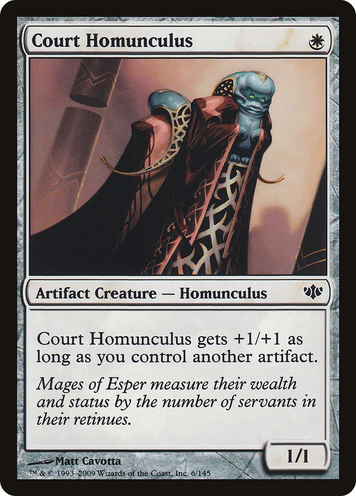 Magic: The Gathering - Court Homunculus - Conflux