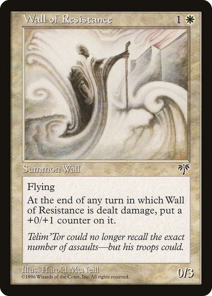 Magic: The Gathering - Wall of Resistance - Mirage