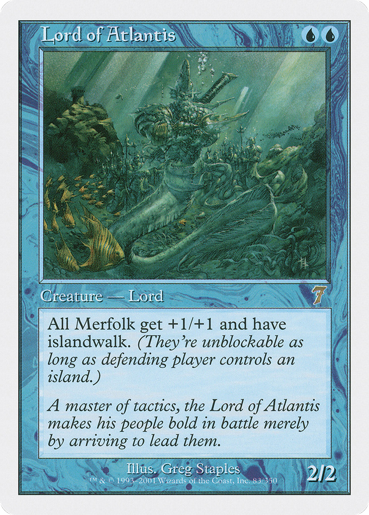 Magic: The Gathering - Lord of Atlantis - Seventh Edition