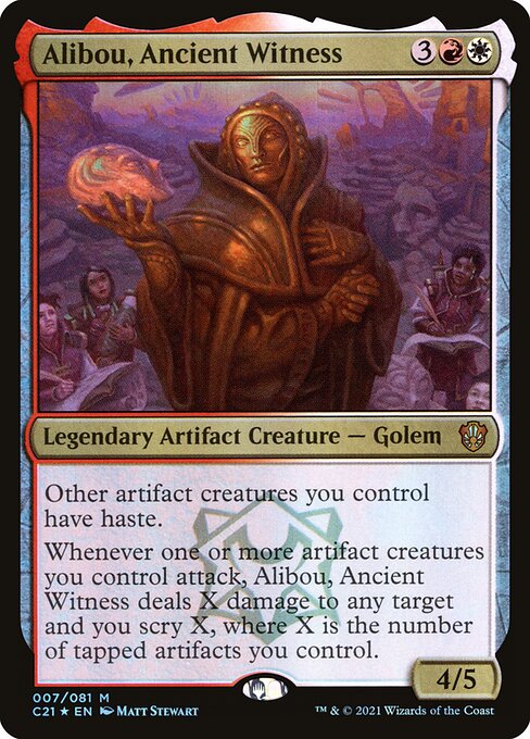 Magic the Gathering - Alibou, Ancient Witness - Commander 2021