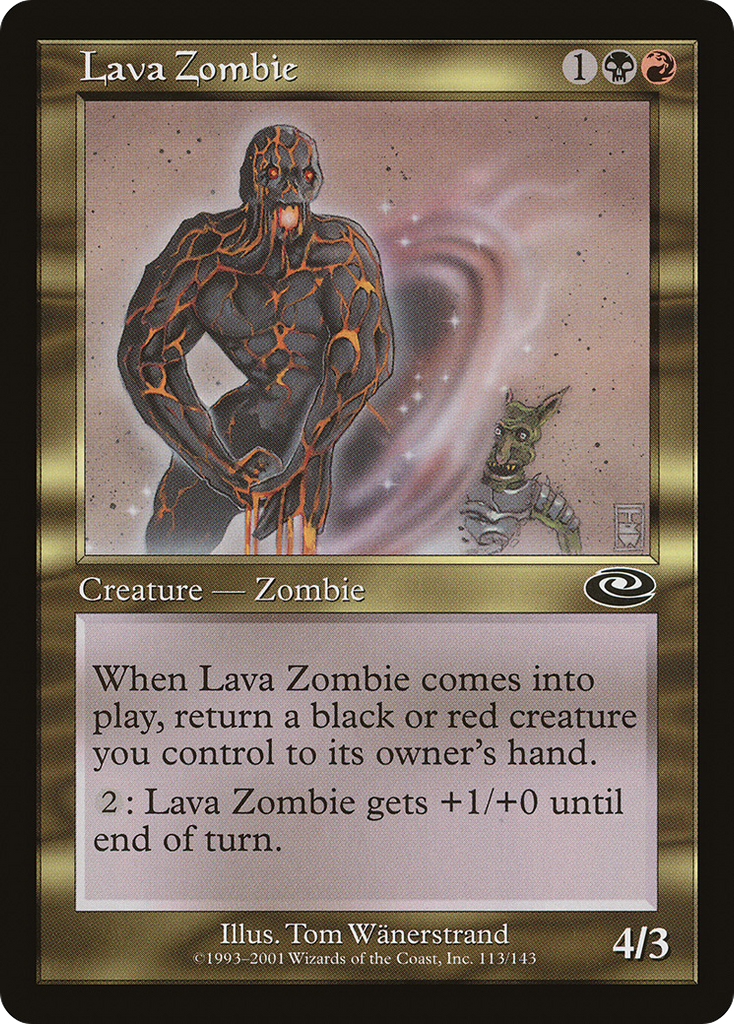 Magic: The Gathering - Lava Zombie - Planeshift