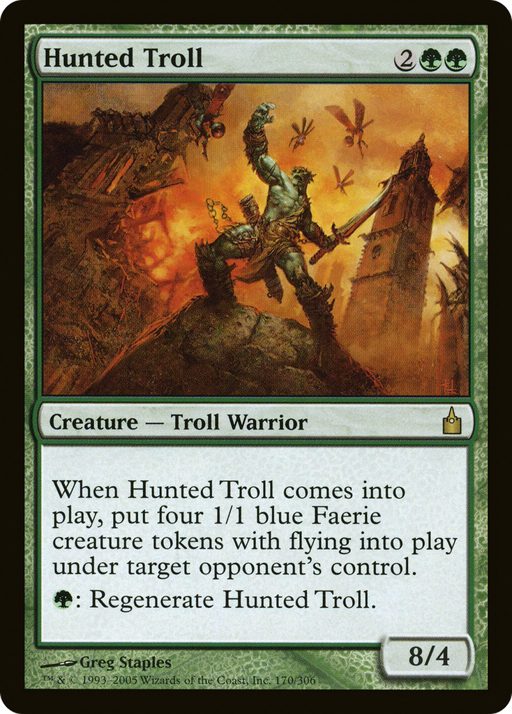 Magic: The Gathering - Hunted Troll - Ravnica: City of Guilds