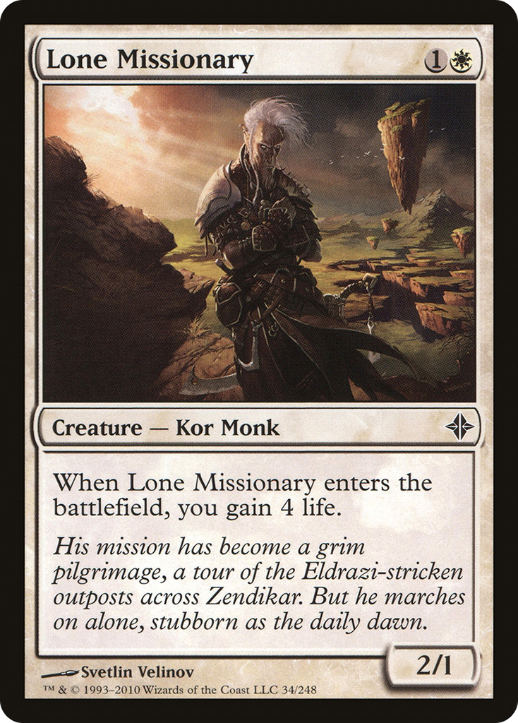 Magic: The Gathering - Lone Missionary - Rise of the Eldrazi