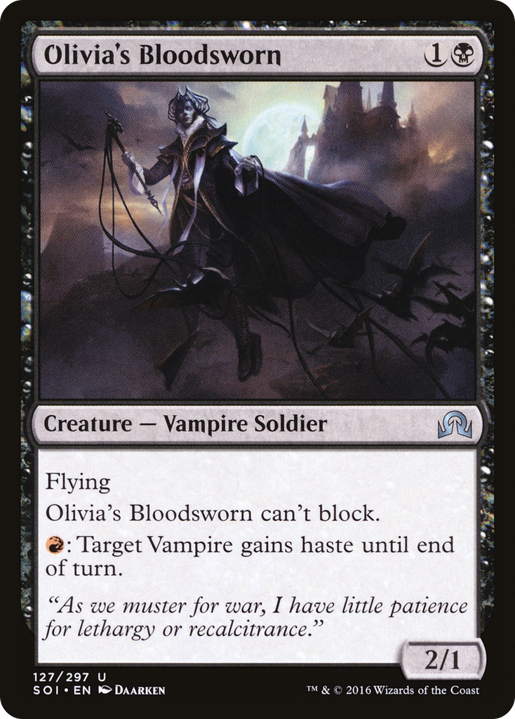 Magic: The Gathering - Olivia's Bloodsworn - Shadows over Innistrad