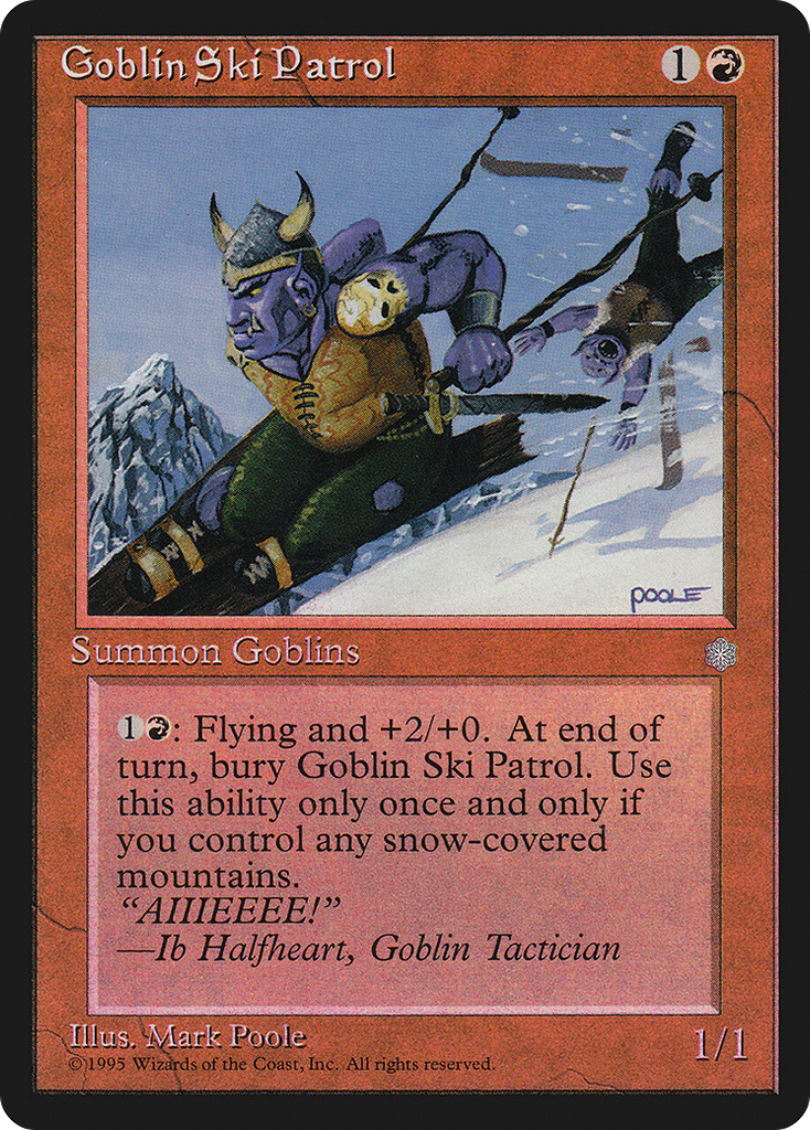 Magic: The Gathering - Goblin Ski Patrol - Ice Age