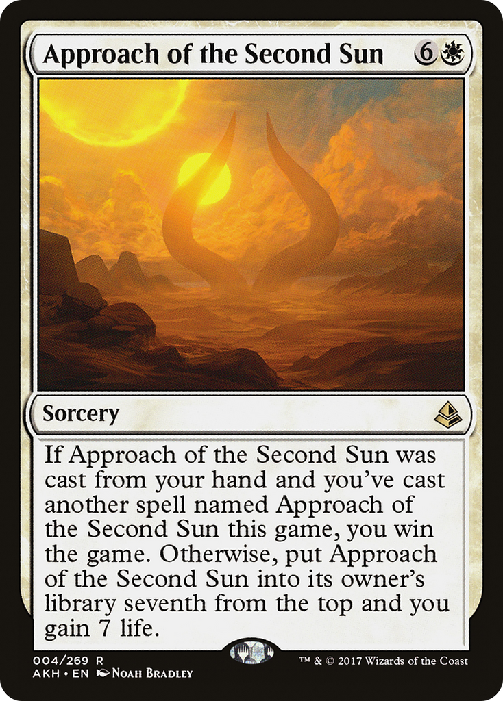 Magic: The Gathering - Approach of the Second Sun - Amonkhet