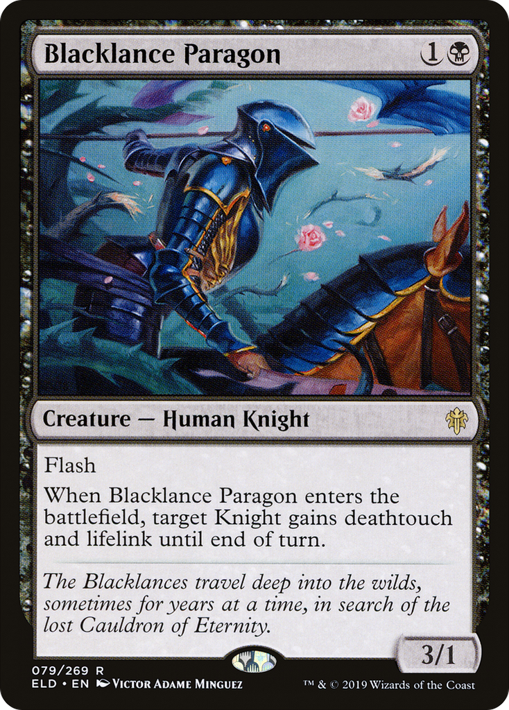 Magic: The Gathering - Blacklance Paragon - Throne of Eldraine
