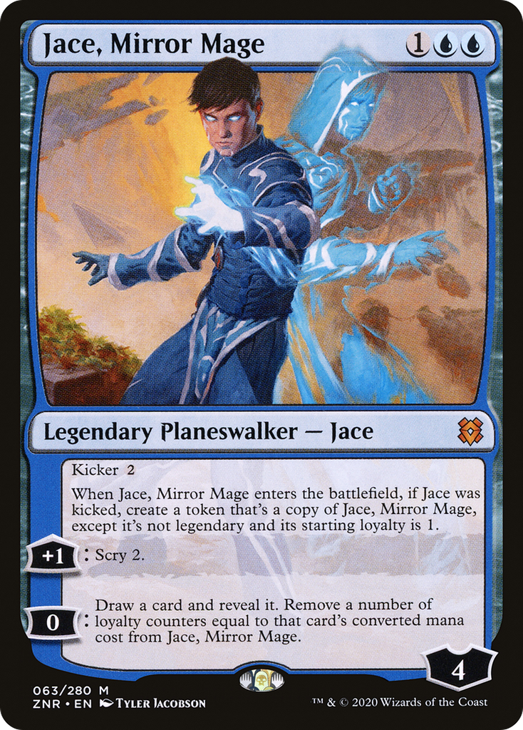 Magic: The Gathering - Jace, Mirror Mage Foil - Zendikar Rising