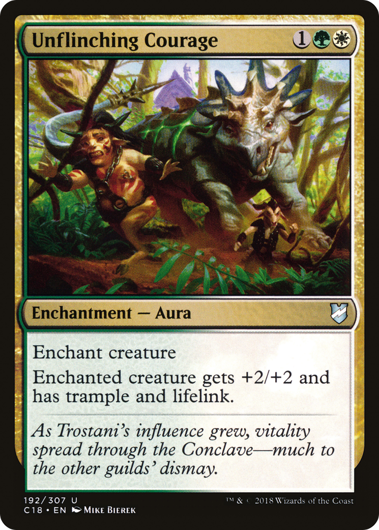 Magic: The Gathering - Unflinching Courage - Commander 2018
