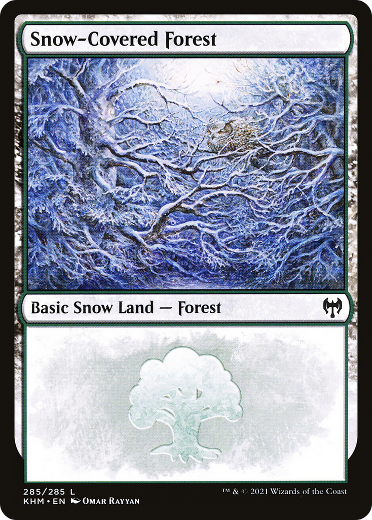 Magic: The Gathering - Snow-Covered Forest Foil - Kaldheim