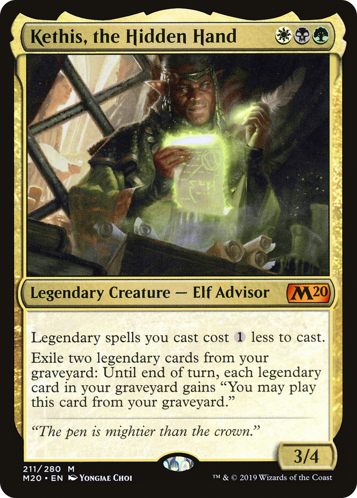 Magic: The Gathering - Kethis, the Hidden Hand - Core Set 2020