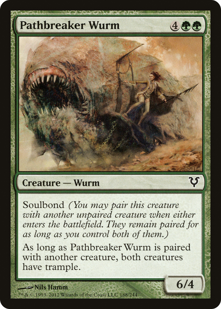 Magic: The Gathering - Pathbreaker Wurm - Avacyn Restored