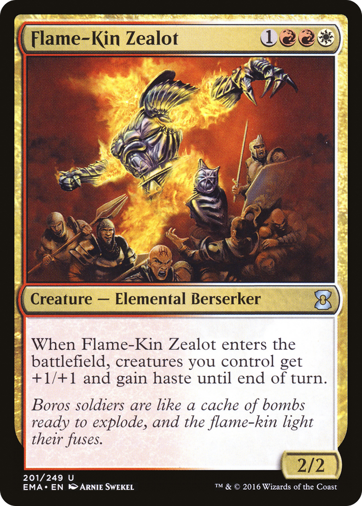 Magic: The Gathering - Flame-Kin Zealot - Eternal Masters