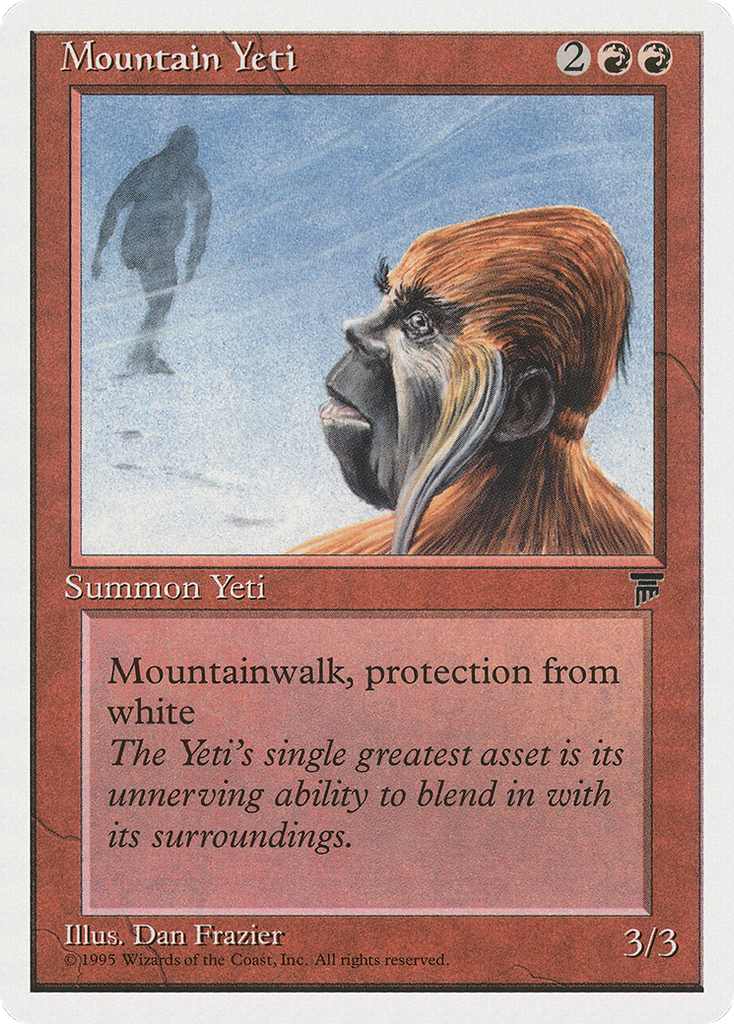 Magic: The Gathering - Mountain Yeti - Chronicles