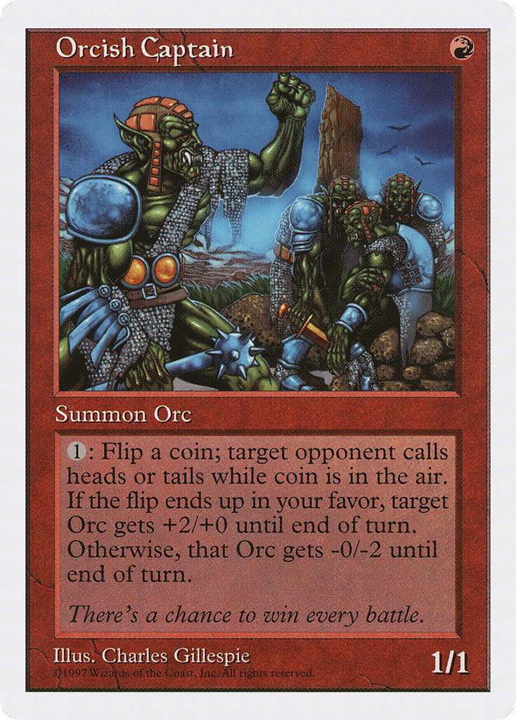 Magic: The Gathering - Orcish Captain - Fifth Edition