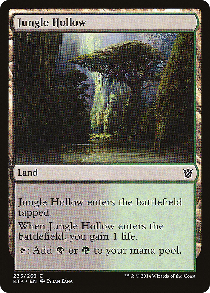 Magic: The Gathering - Jungle Hollow - Khans of Tarkir