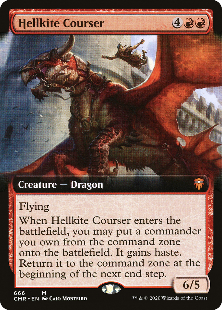 Magic: The Gathering - Hellkite Courser Foil - Commander Legends