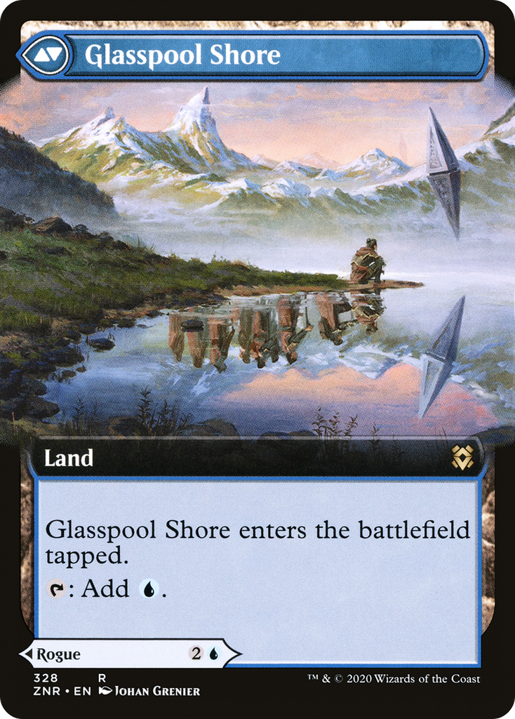 Magic: The Gathering - Glasspool Mimic // Glasspool Shore - Zendikar Rising