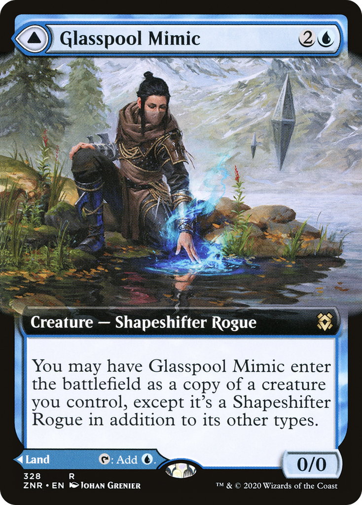 Magic: The Gathering - Glasspool Mimic // Glasspool Shore Foil - Zendikar Rising