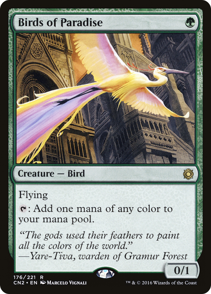 Magic: The Gathering - Birds of Paradise - Conspiracy: Take the Crown