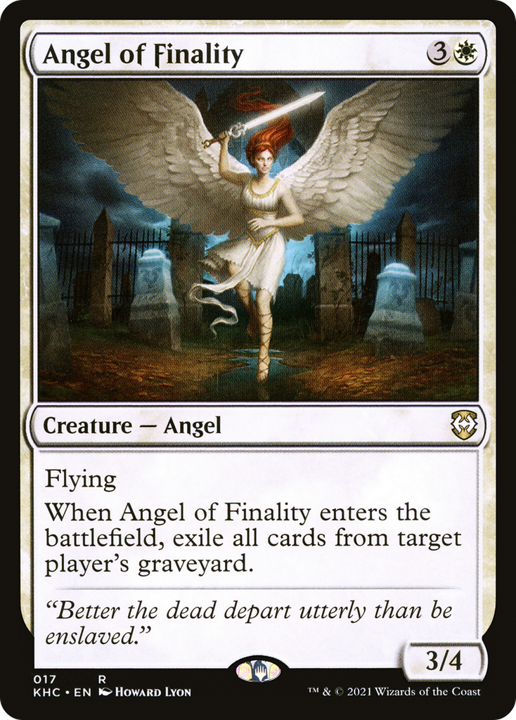 Magic: The Gathering - Angel of Finality - Kaldheim Commander