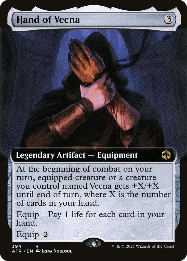 Magic: The Gathering - Hand of Vecna Foil - Adventures in the Forgotten Realms