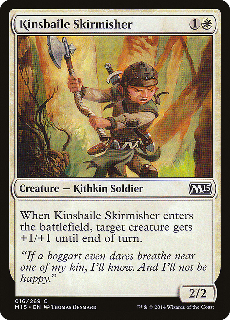 Magic: The Gathering - Kinsbaile Skirmisher - Magic 2015