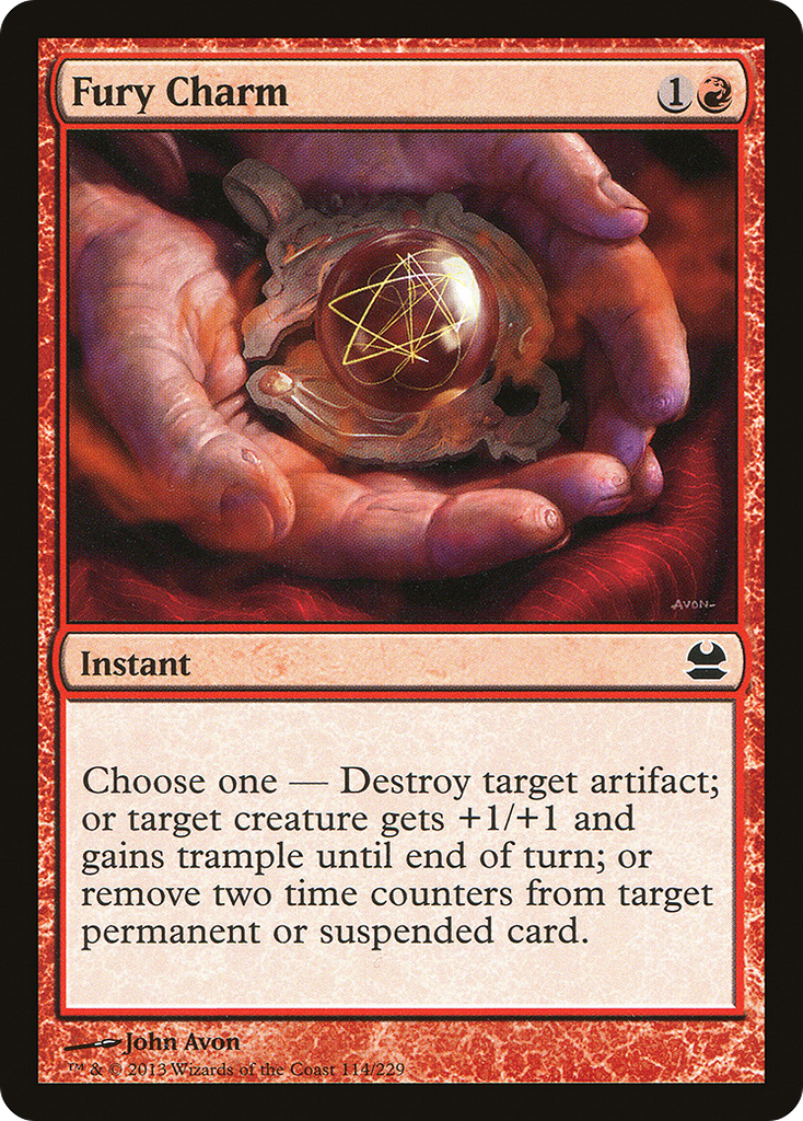 Magic: The Gathering - Fury Charm - Modern Masters