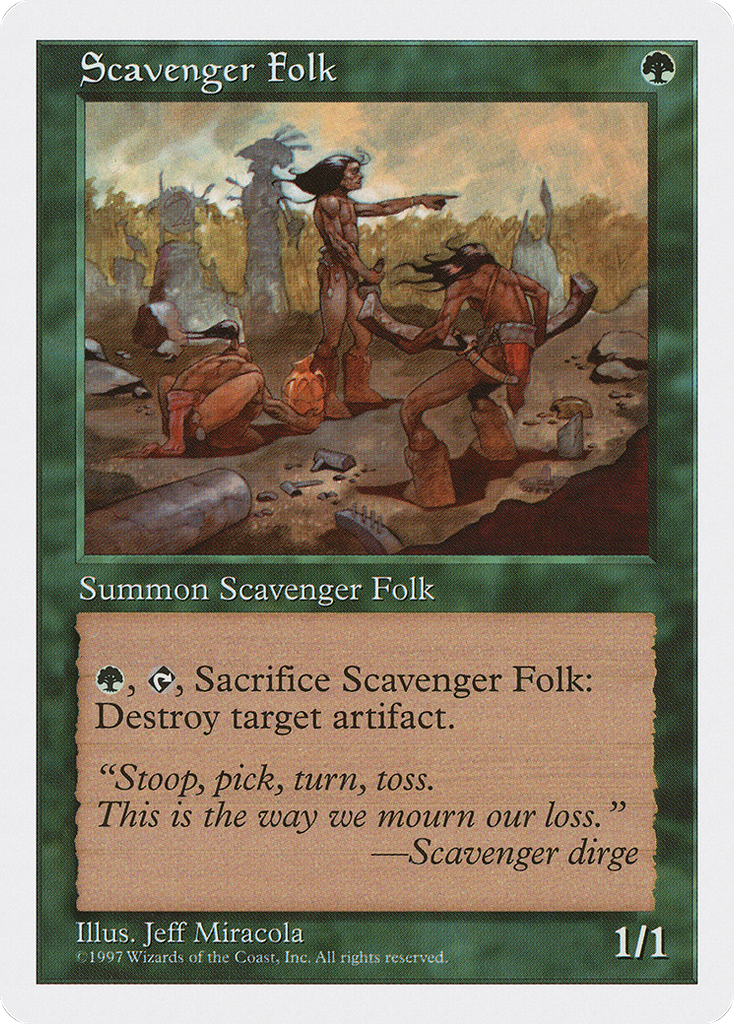 Magic: The Gathering - Scavenger Folk - Fifth Edition