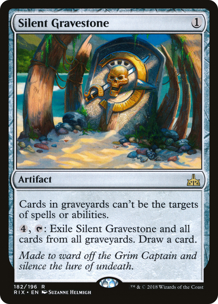 Magic: The Gathering - Silent Gravestone - Rivals of Ixalan