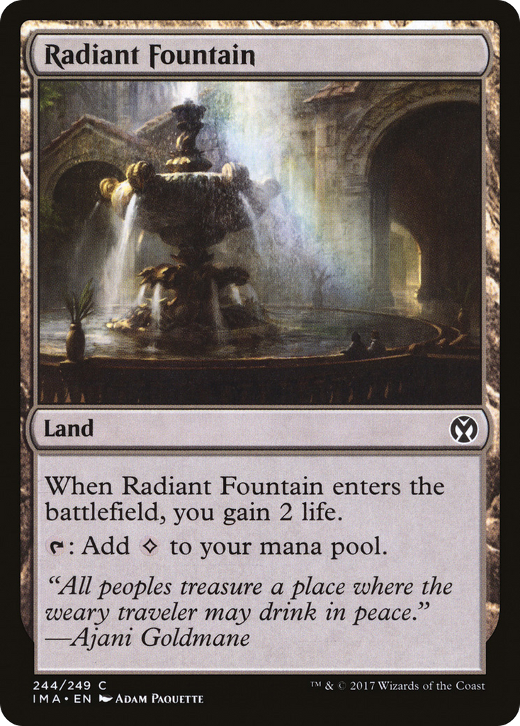Magic: The Gathering - Radiant Fountain - Iconic Masters