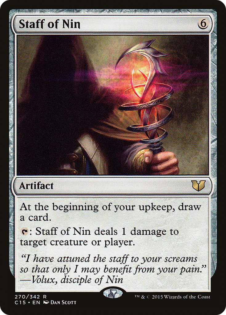 Magic: The Gathering - Staff of Nin - Commander 2015