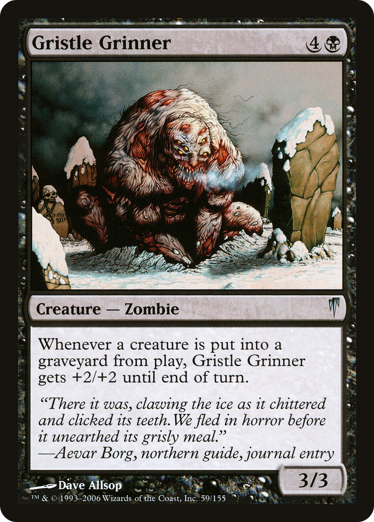 Magic: The Gathering - Gristle Grinner - Coldsnap