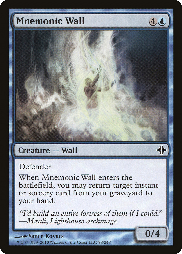 Magic: The Gathering - Mnemonic Wall - Rise of the Eldrazi