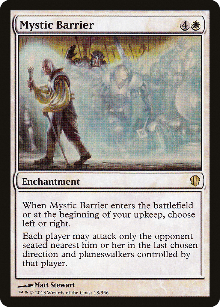 Magic: The Gathering - Mystic Barrier - Commander 2013