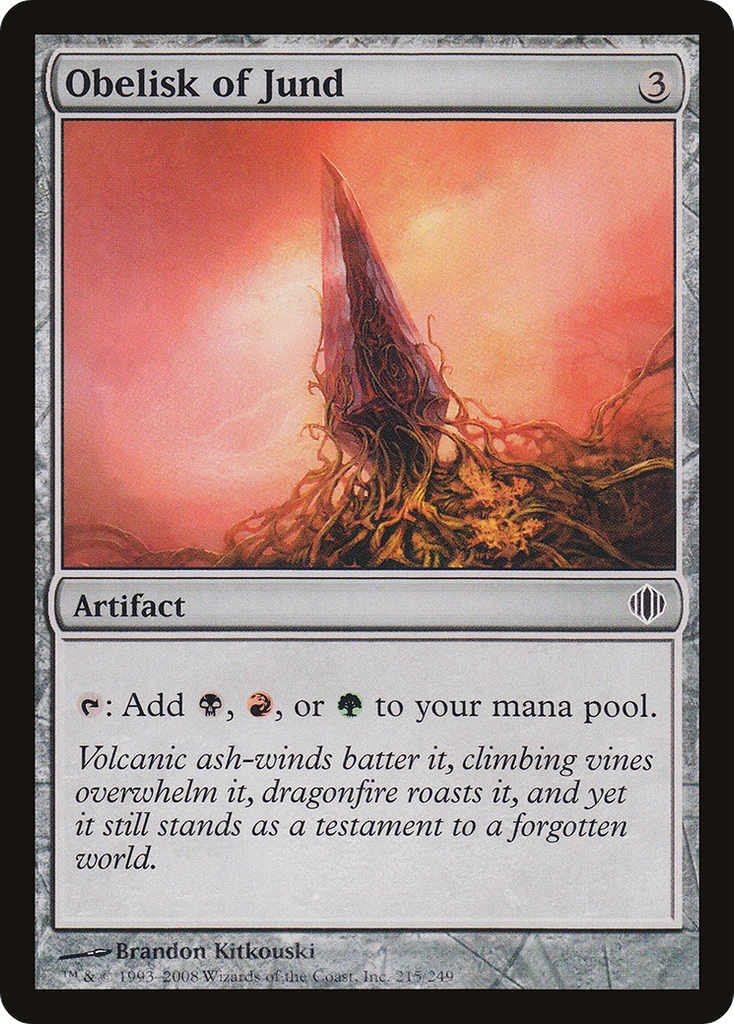 Magic: The Gathering - Obelisk of Jund - Shards of Alara